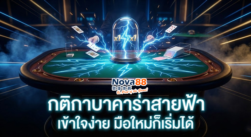 กติกาบาคาร่าสายฟ้า