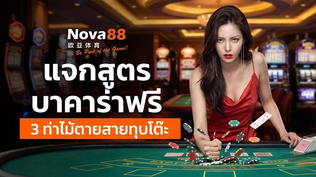 แจกสูตร บาคาร่าฟรี 3 ท่าไม้ตาย