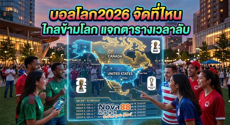 บอลโลก2026 จัดที่ไหน