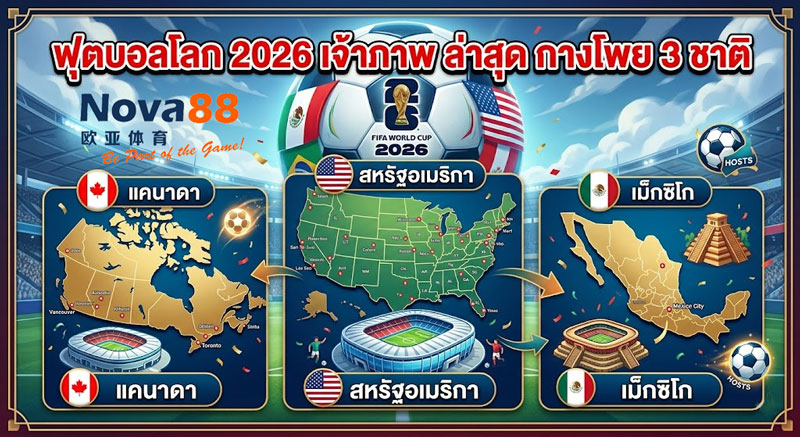ฟุตบอลโลก 2026 เจ้าภาพ