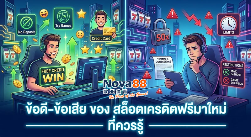 สล็อตเครดิตฟรีมาใหม่