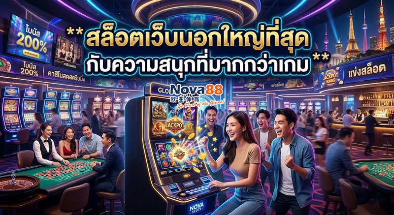 สล็อตเว็บนอกใหญ่ที่สุด