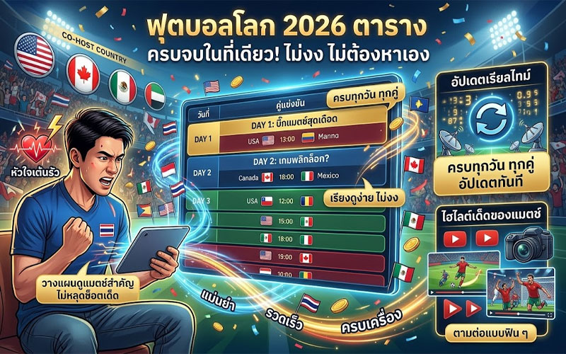 ฟุตบอลโลก 2026 ตาราง