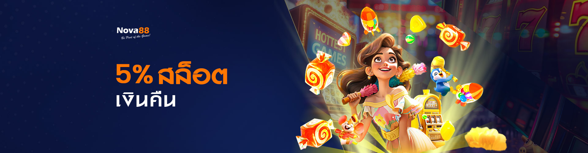 Nova88 โปรโมชั่นสล็อตคืนยอดเสีย
