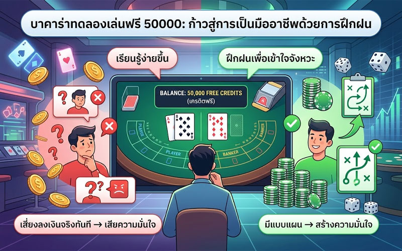บาคาร่าทดลองเล่นฟรี50000